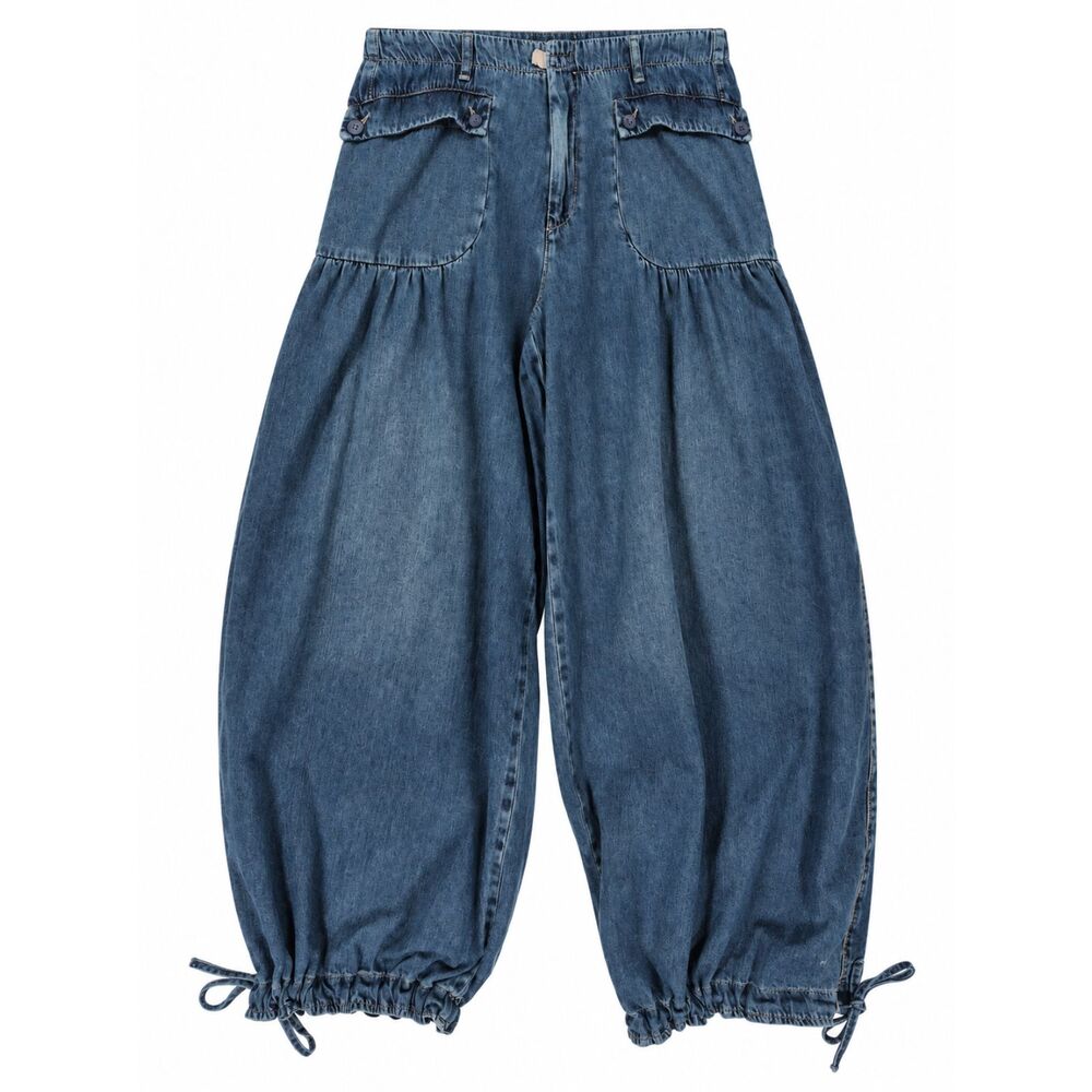 Free People We The Free Lotus Balloon Baggy Jeans 32 Waist